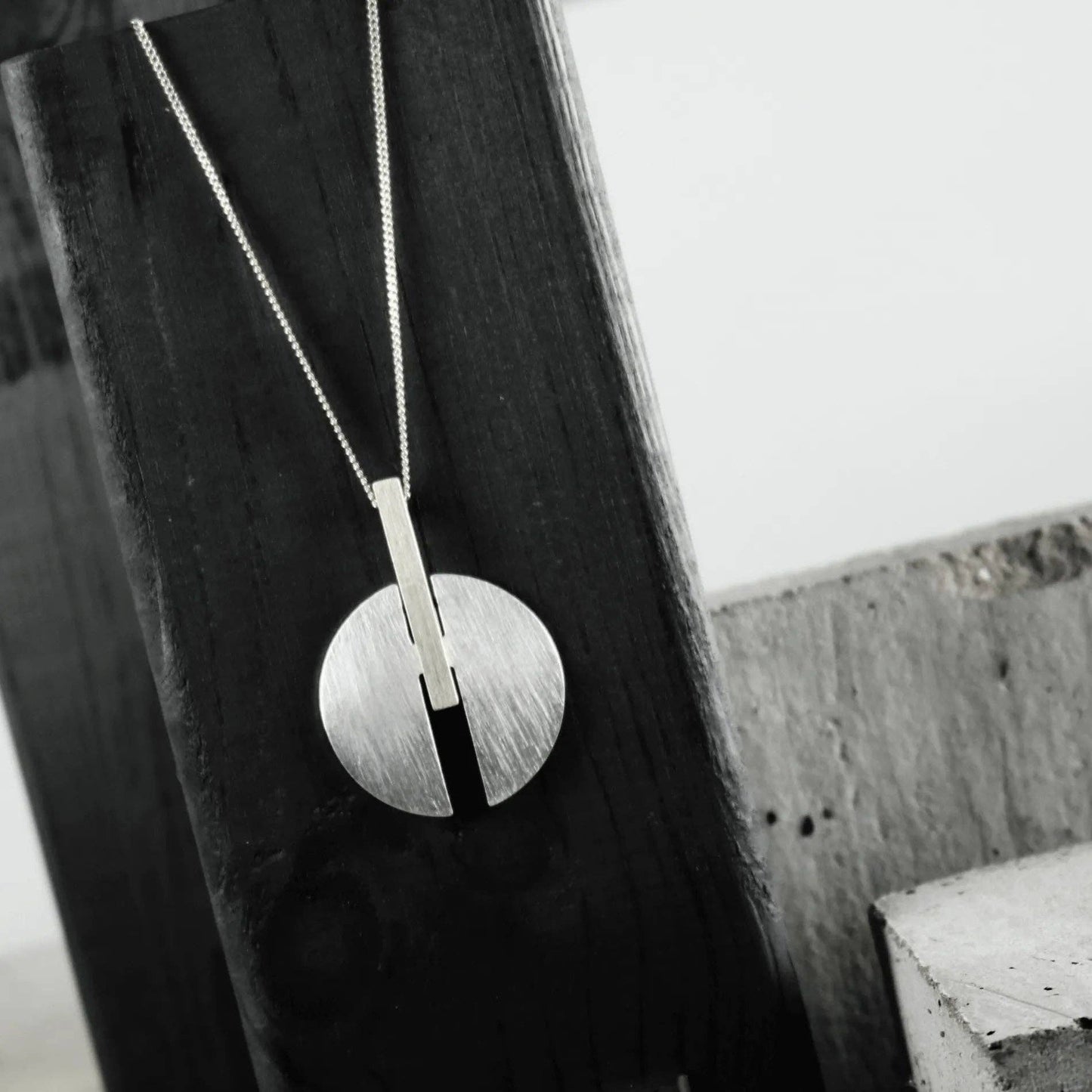 Collana Vanity regolabile con mezze lune bicolore placcata argento e oro